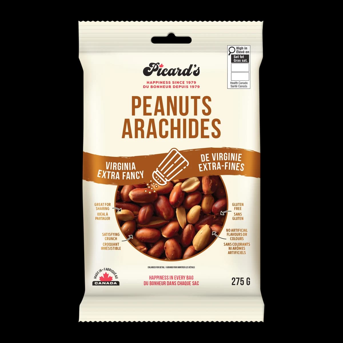 Salted Extra Fancy Virginia Peanuts 275g