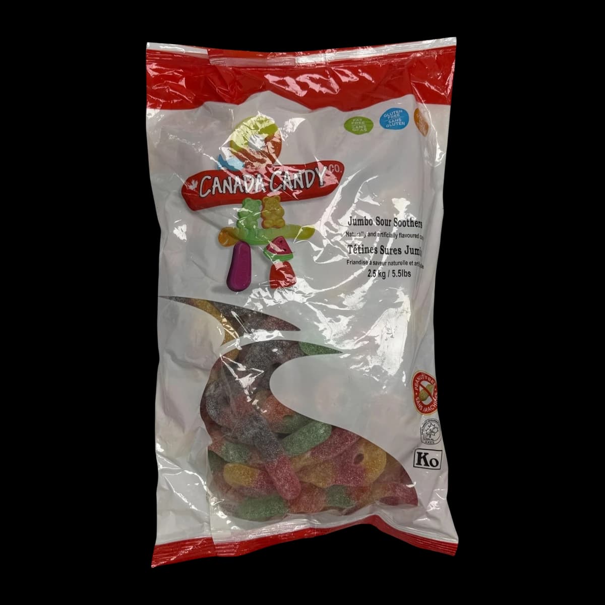 BULK Jumbo Sour Soothers 2.5kg
