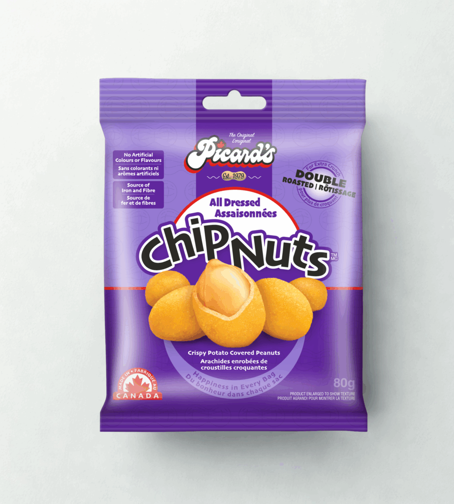 All Dressed Chip Nuts® 80g - Picard's Peanuts