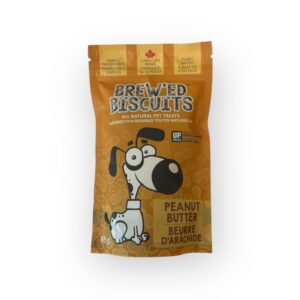 Brew'ed Biscuits (All Natural Pet Treats) Peanut Butter 85g