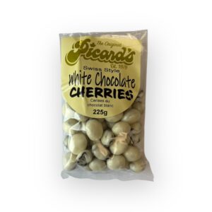 Swiss Style White Chocolate Cherries 225g
