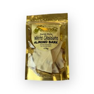 Swiss Style White Chocolate Almond Bark 175g