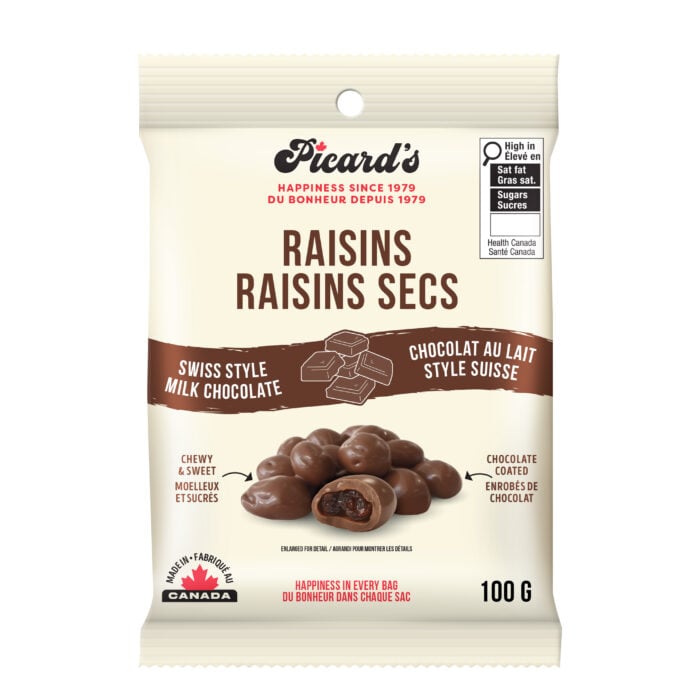 Milk Chocolate Raisins 100g