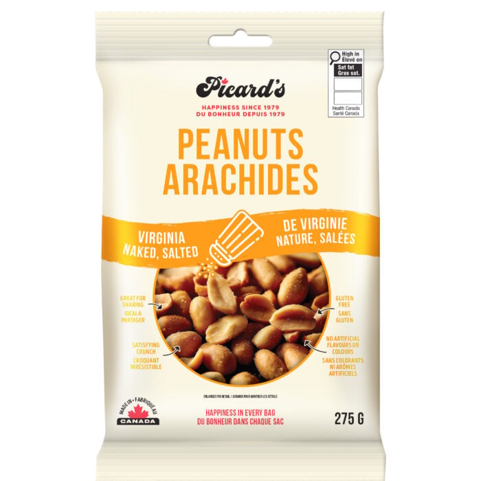 Salted Naked Virginia Peanuts 275g