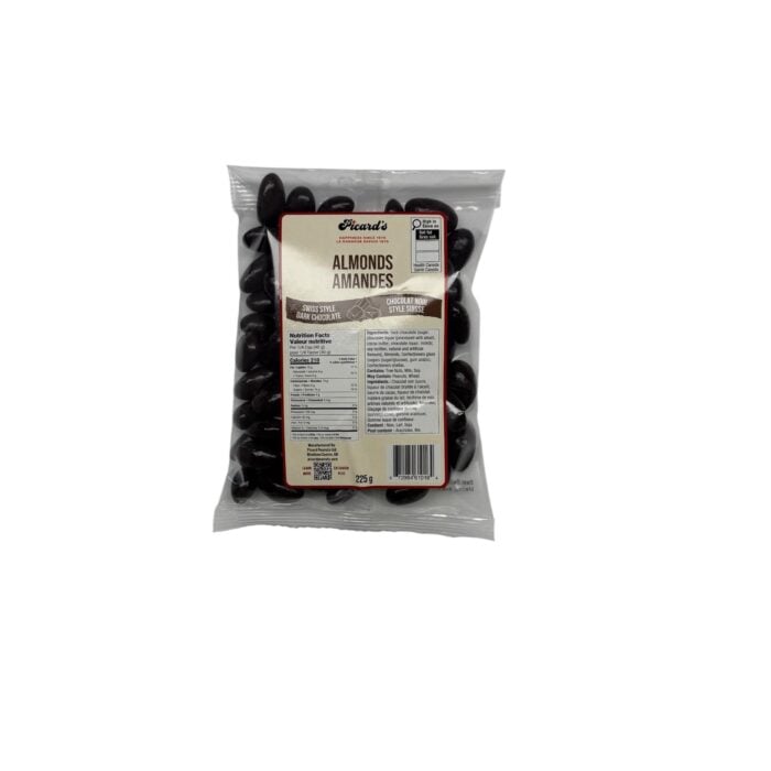 Dark Chocolate Almonds 225g
