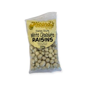 White Chocolate Raisins 225g
