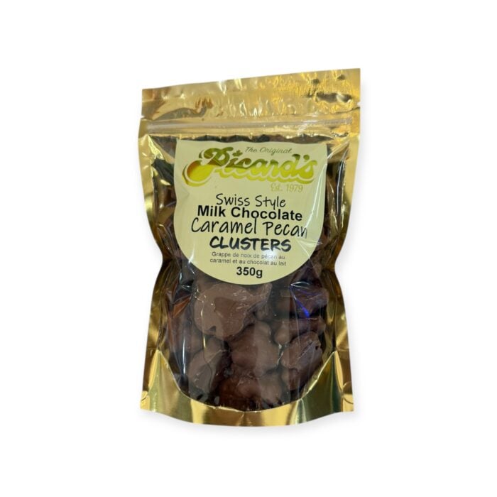 Milk Chocolate Caramel Pecan Clusters 350g