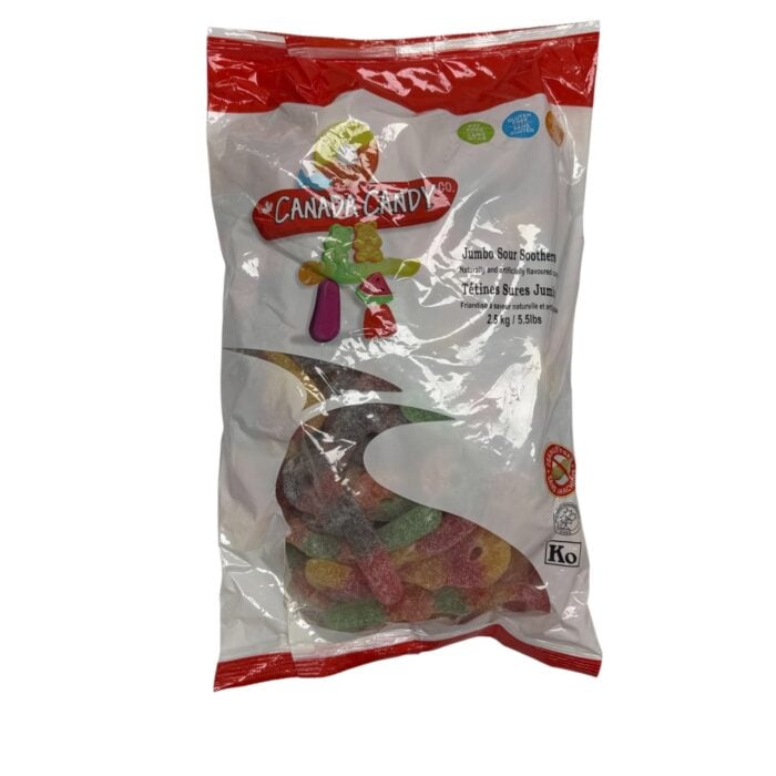 BULK Jumbo Sour Soothers 2.5kg